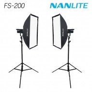 NANLITE FS-200 소프트박스(90x60) 투스탠드세트