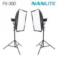 NANLITE FS-300 소프트박스(90x60) 투스탠드세트