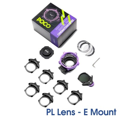 POCO Drop-In Filter Adapter Advanced Kit (PL Lens to E Mount)