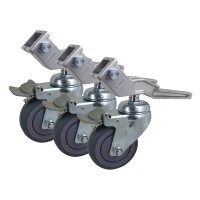 KUPO KC-100S Dia. 100mm Caster W/ Square Adapter (Set of 3)